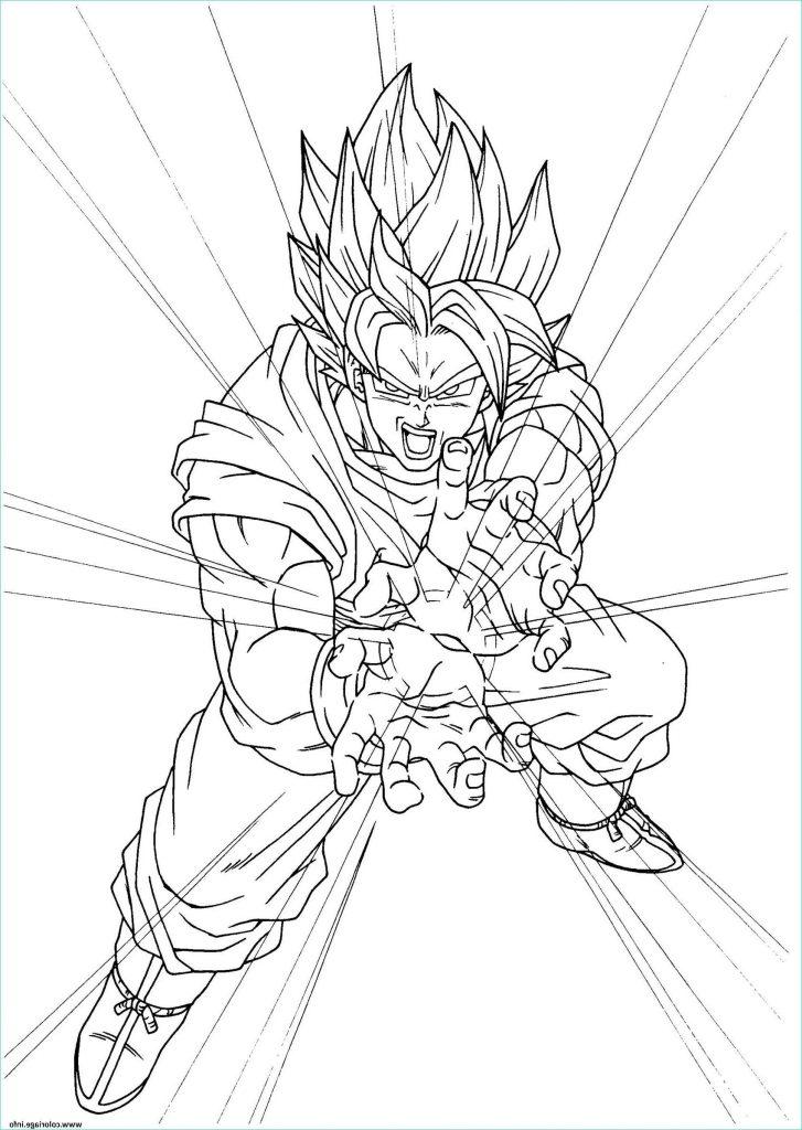 9 Cool De Coloriage Son Goku Galerie Coloriage Coloriage