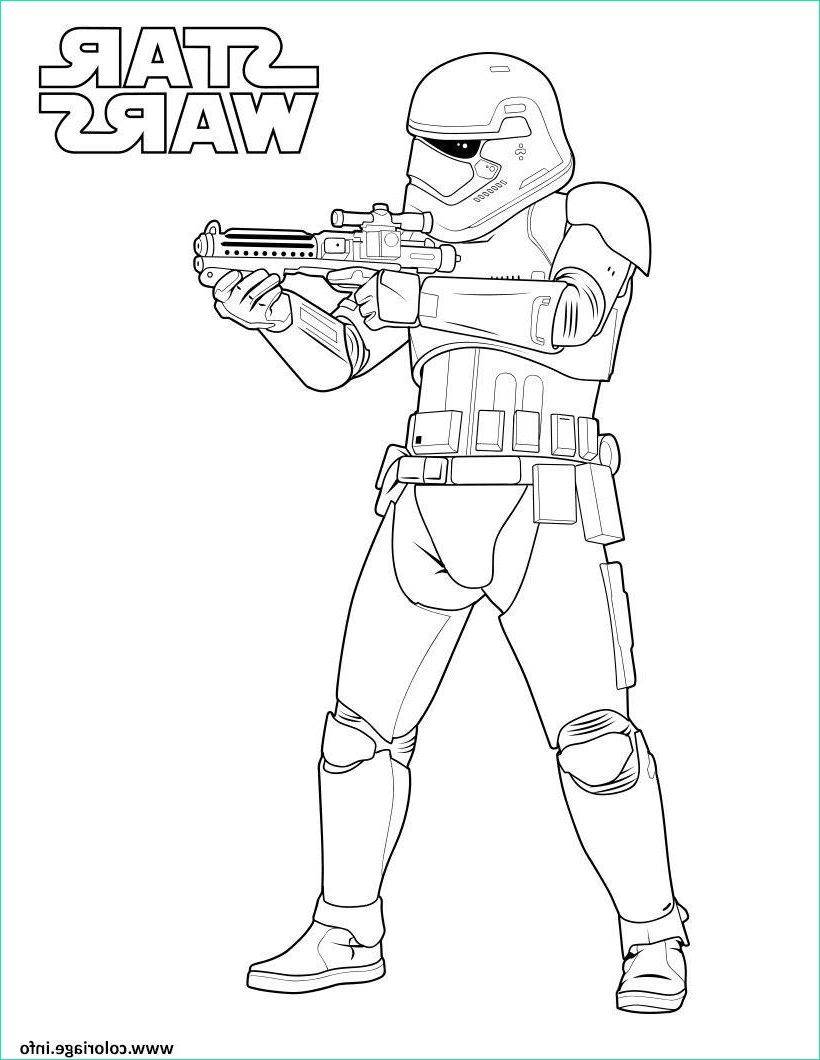 Coloriage Star Wars 7 Impressionnant Stock Coloriage Stormtrooper Star Wars 7 Dessin