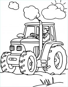 Coloriage Tracteur tom Luxe Stock Dessin Tracteur Agricole Dessin Colorier Dun Tracteur