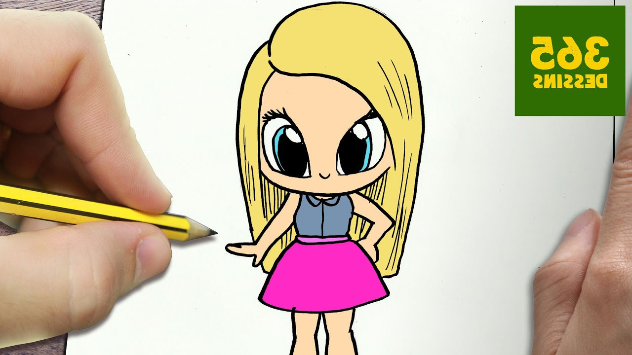 Coloriages Kawaii Nouveau Stock Ment Dessiner Barbie Kawaii Étape Par Étape – Dessins
