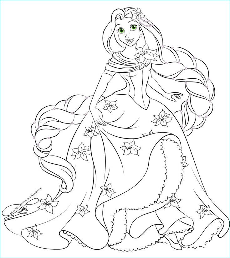 Dessin A Colorier Disney Princesse Raiponce Luxe Image Mejores 268 Imágenes De Princesas &quot;colorear&quot; En Pinterest