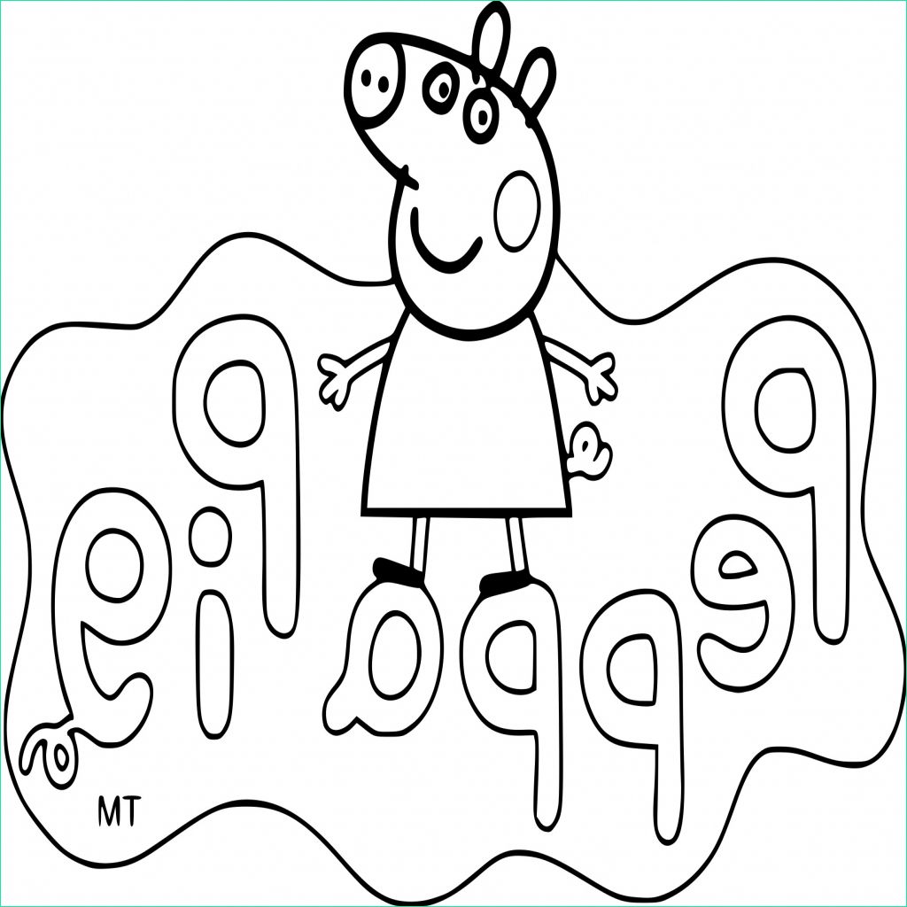 Dessin A Colorier Peppa Pig Cool Photos Coloriage Peppa Pig Imprimer Luxe Graphie Peppa Pig