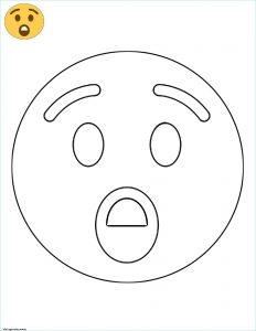 Dessin De Emoji A Imprimer Cool Images Coloriage Twitter Surprise Emoji Emoji Jecolorie