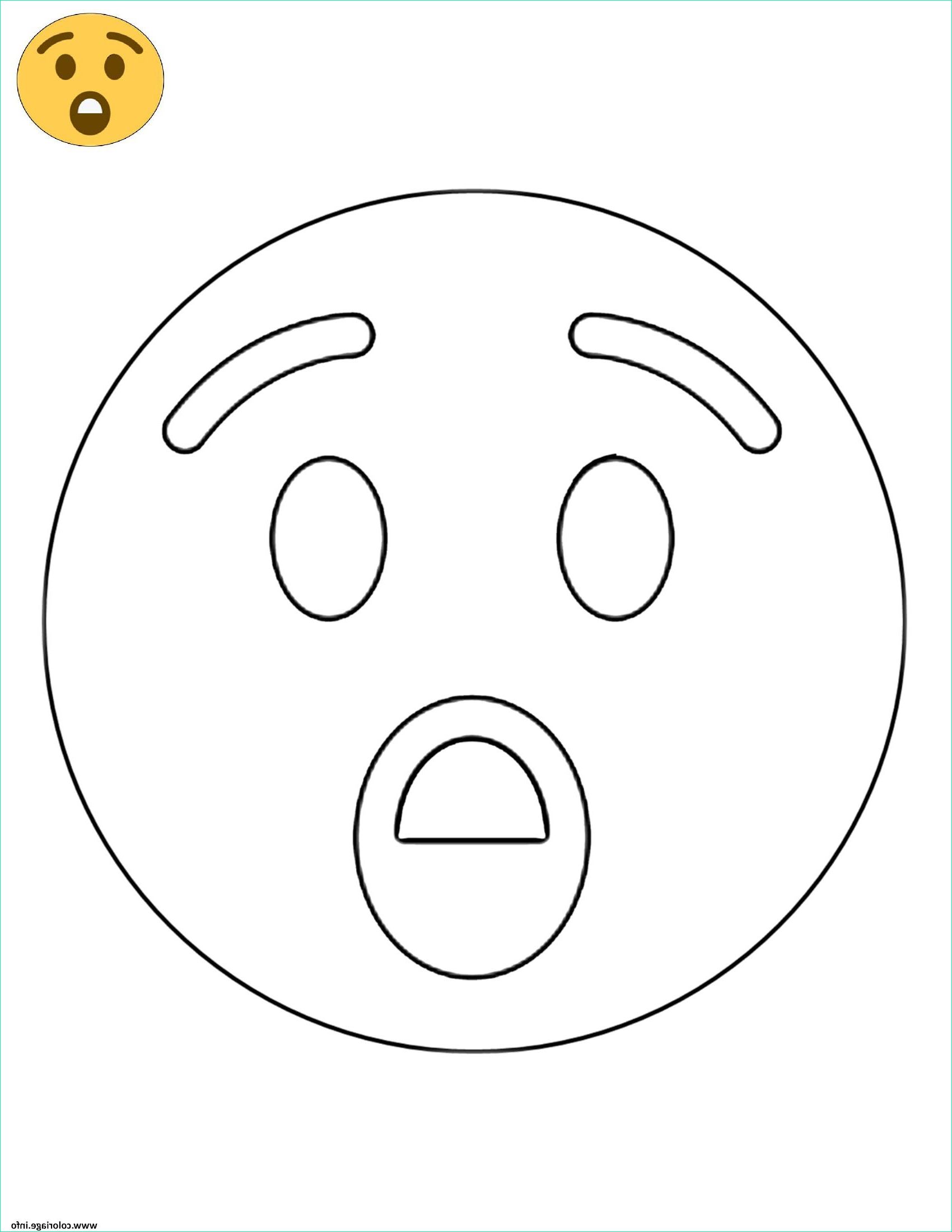 Dessin De Emoji A Imprimer Cool Images Coloriage Twitter Surprise Emoji Emoji Jecolorie