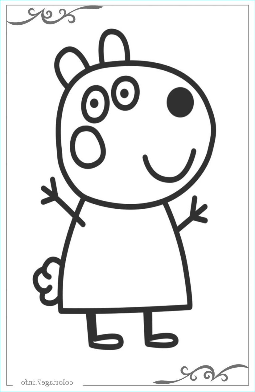 Dessin De Peppa Pig à Imprimer Beau Image Peppa Pig Dessins Simples Pour Le Coloriages Des Petits