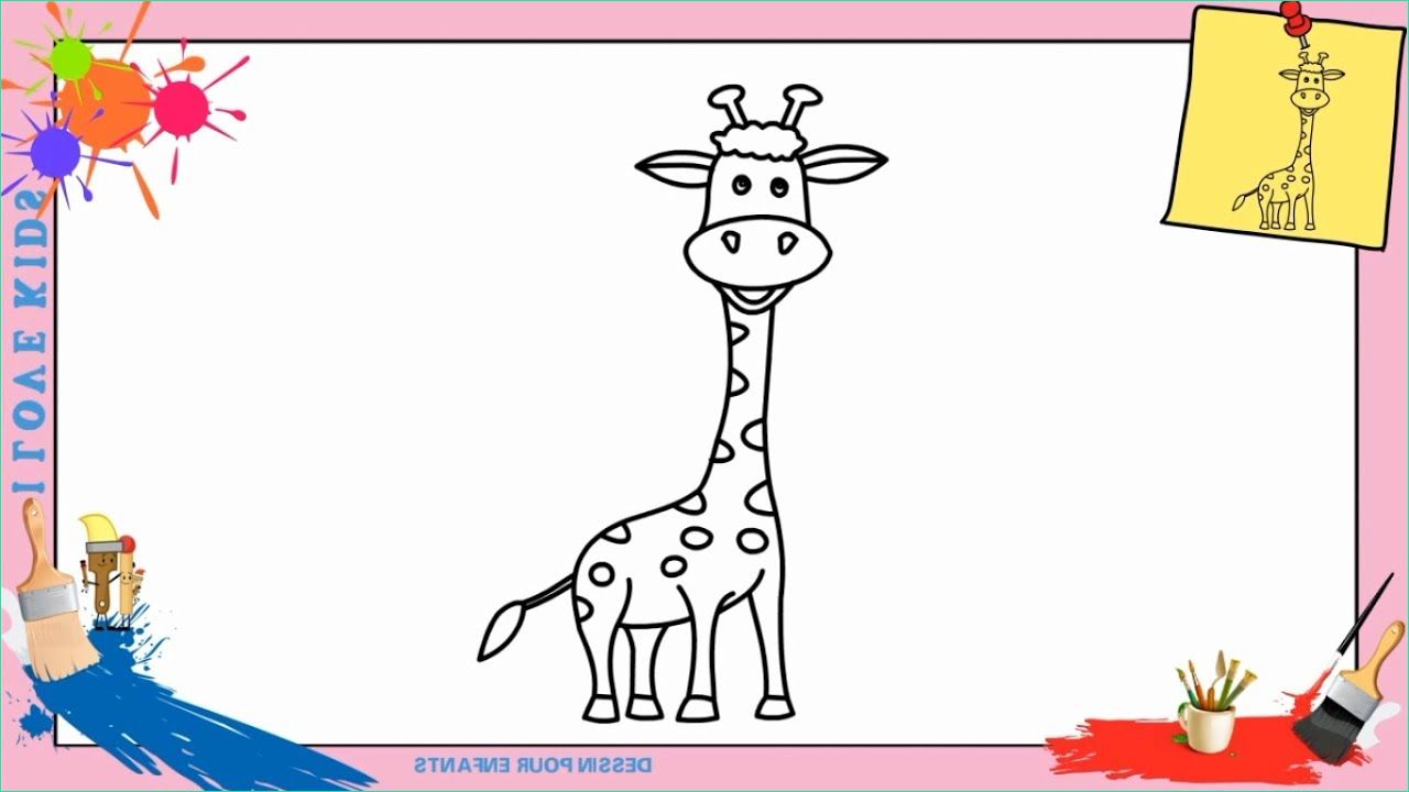 Dessin étape Par étape Beau Galerie Dessin Girafe 3 Facile Ment Dessiner Une Girafe