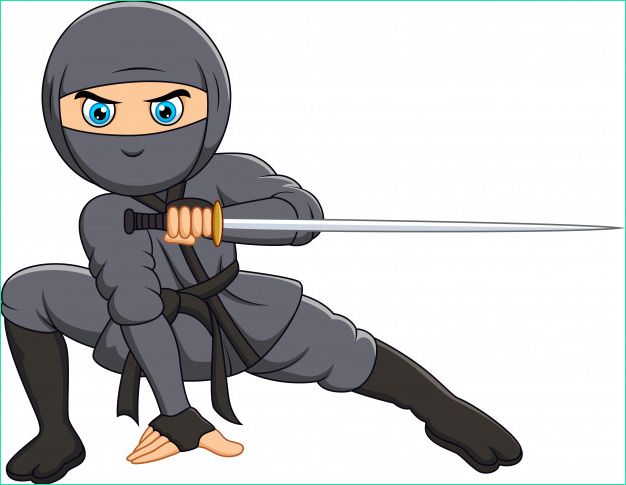 Dessin Ninja Nouveau Images Ninja De Dessin Animé Tenant Une épée
