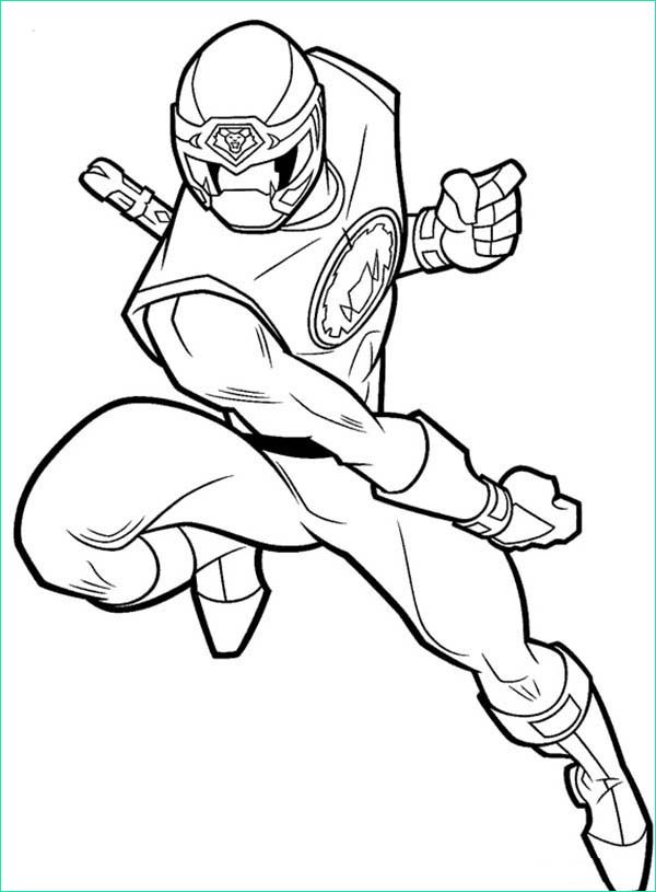 Dessin Ranger Inspirant Stock Power Rangers Ninja Storm Chasing Enemy Coloring Page
