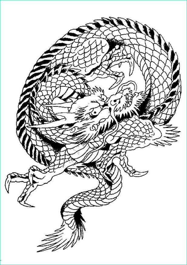 Dragon Chinois Dessin Facile Élégant Stock Coloriage Dragon Chinois Maternelle Dessin Gratuit à Imprimer