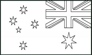 Drapeau Australie à Imprimer Bestof Stock Dessins Et Coloriages