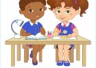 Eleves Dessin Cool Image Library Of Boy and Girl at Desk Svg Png Files Clipart Art 2019