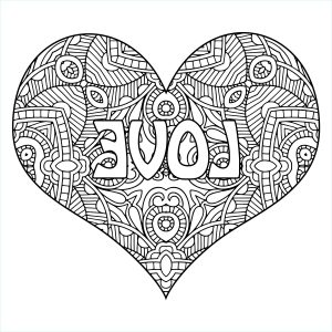 Mandala Coloriage Coeur Élégant Photographie Pin by Ceciley Marlar On Hearts &amp; Love Coloring Pages