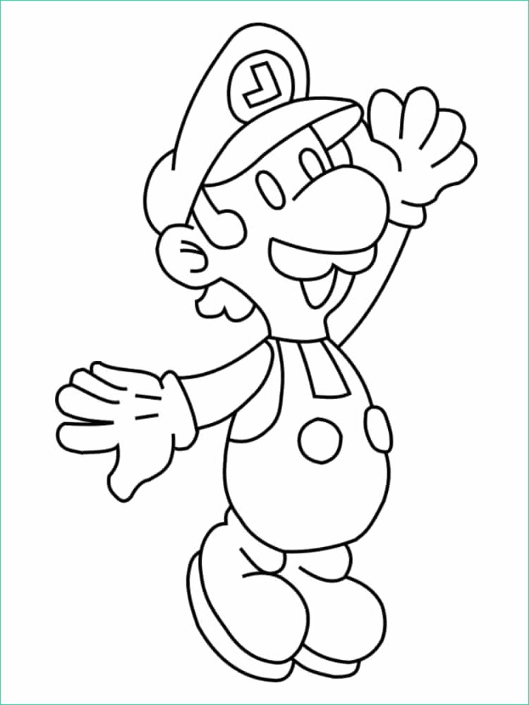 Mario à Colorier Bestof Images Coloriage Mario à Imprimer Des Dessins Gratuits Du Jeu Vidéo