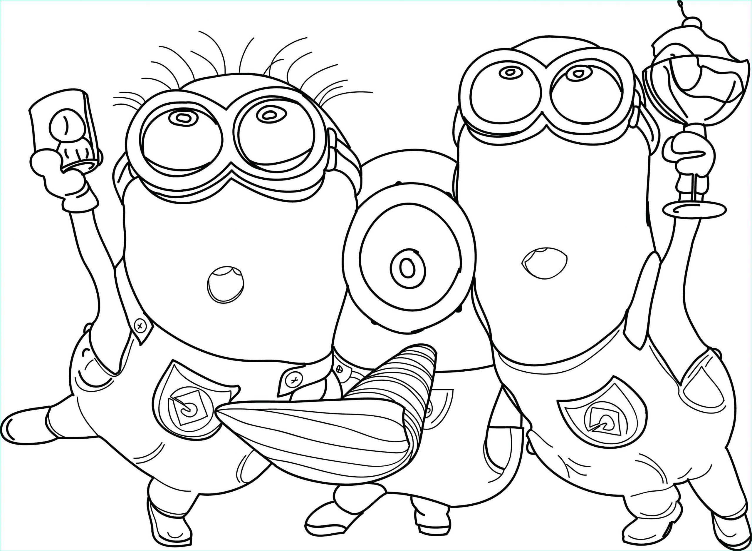 Minions Coloriage Beau Photos Minions Coloring Pages Pdf at Getcolorings
