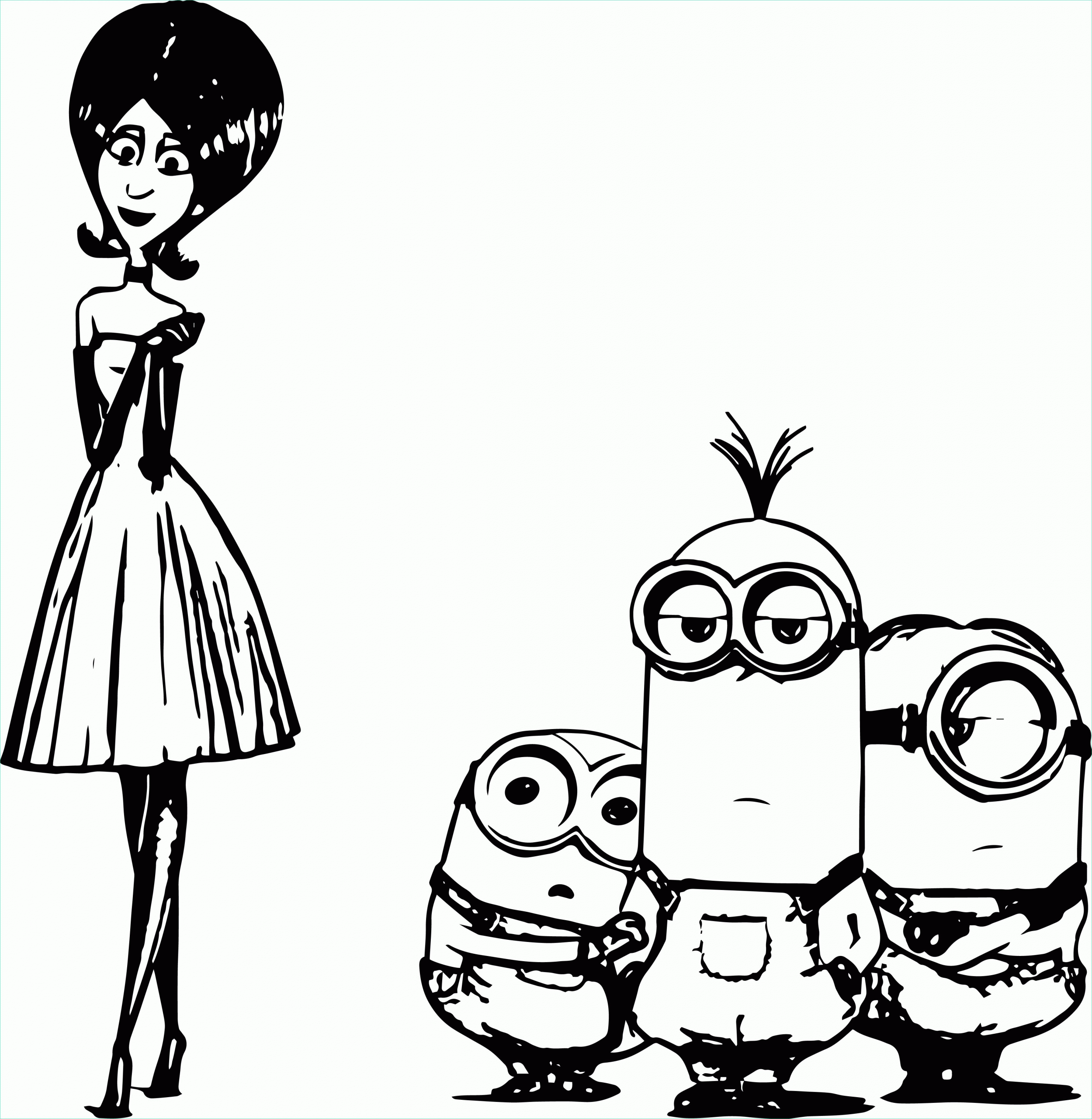 Minions Coloriage Beau Stock Minions Coloring Pages Bob Coloring Home