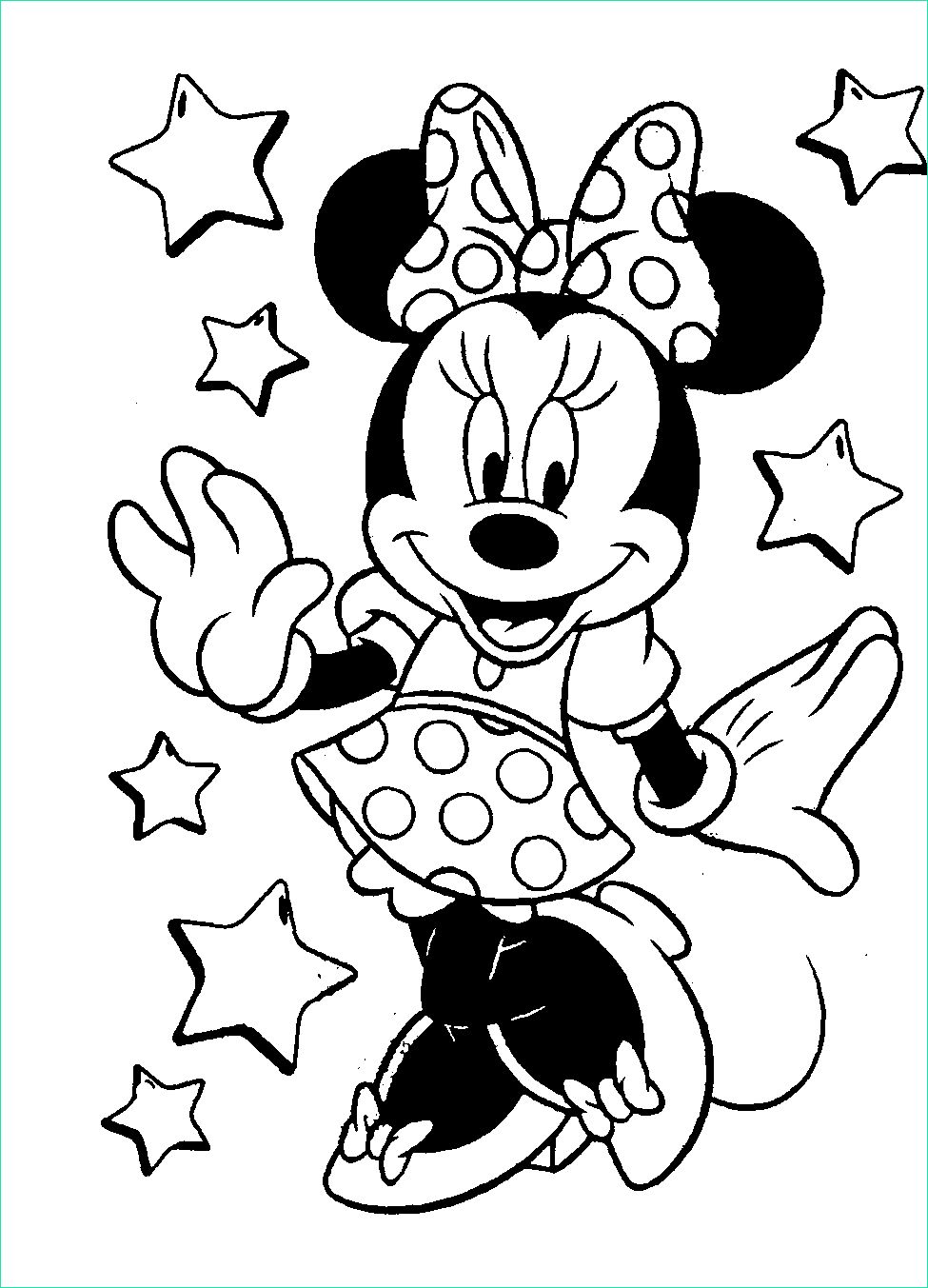 Minnie Mouse Coloriage Élégant Images Coloriages à Imprimer Minnie Mouse Numéro 9099