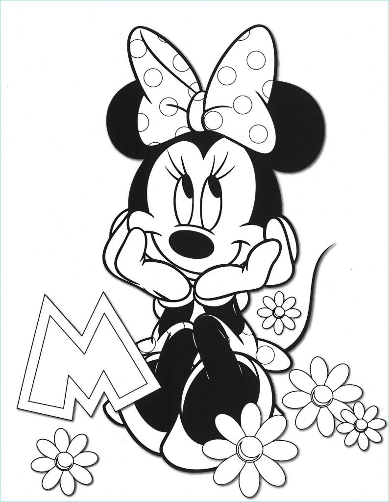 Minnie Mouse Coloriage Inspirant Photographie Minnie - Coloriage ...