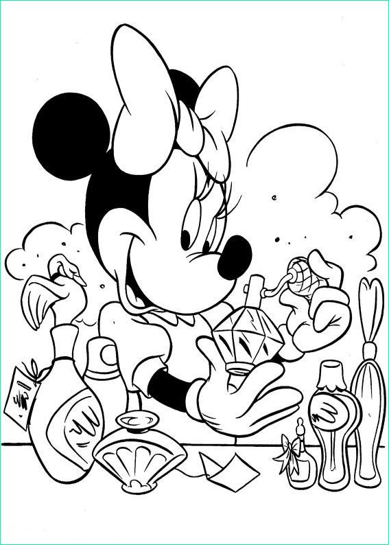 Minnie Mouse Coloriage Luxe Images Minnie Mouse Colorier Minnie Mouse S Animes