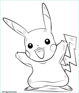 Pikachu Coloriage à Imprimer Beau Photographie Coloriage Pikachu Pokemon Dessin