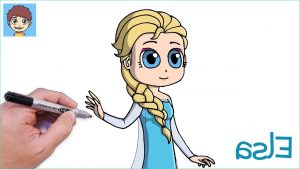 Princesse Dessin Inspirant Photos Ment Dessiner Frozen Elsa Facilement Dessin Facile A