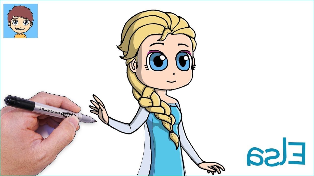 Princesse Dessin Inspirant Photos Ment Dessiner Frozen Elsa Facilement Dessin Facile A