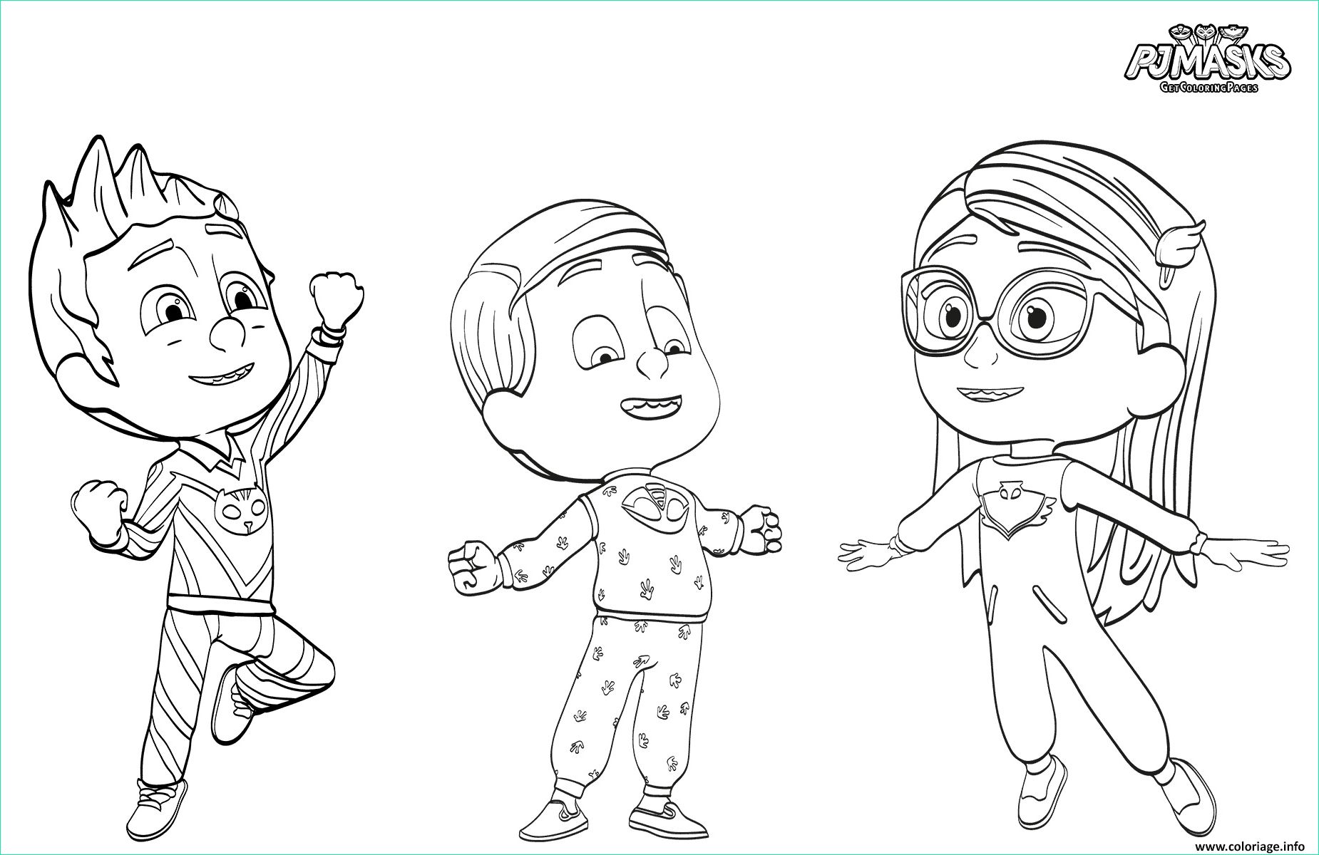 Pyjamasques Dessin Luxe Galerie Coloriage Pyjamasques Bestof Galerie Coloriage