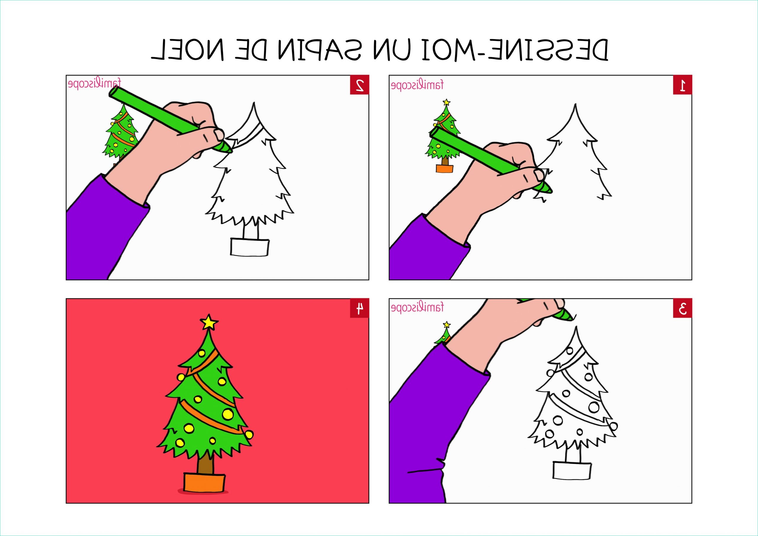 Sapin En Dessin Beau Images Apprendre à Dessiner Un Sapin De Noël En 3 étapes