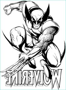Super Hero Coloriage Élégant Collection Coloriage Super Héro Wolverine Dessin Gratuit à Imprimer