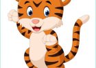 Tigre Cartoon Cool Photographie Cute Tiger Cartoon Posing — Stock Vector © Starlight789