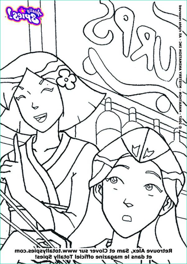Totally Spies Coloriage Luxe Stock Coloriages Coloriage Des totally Spies 1 Fr Hellokids