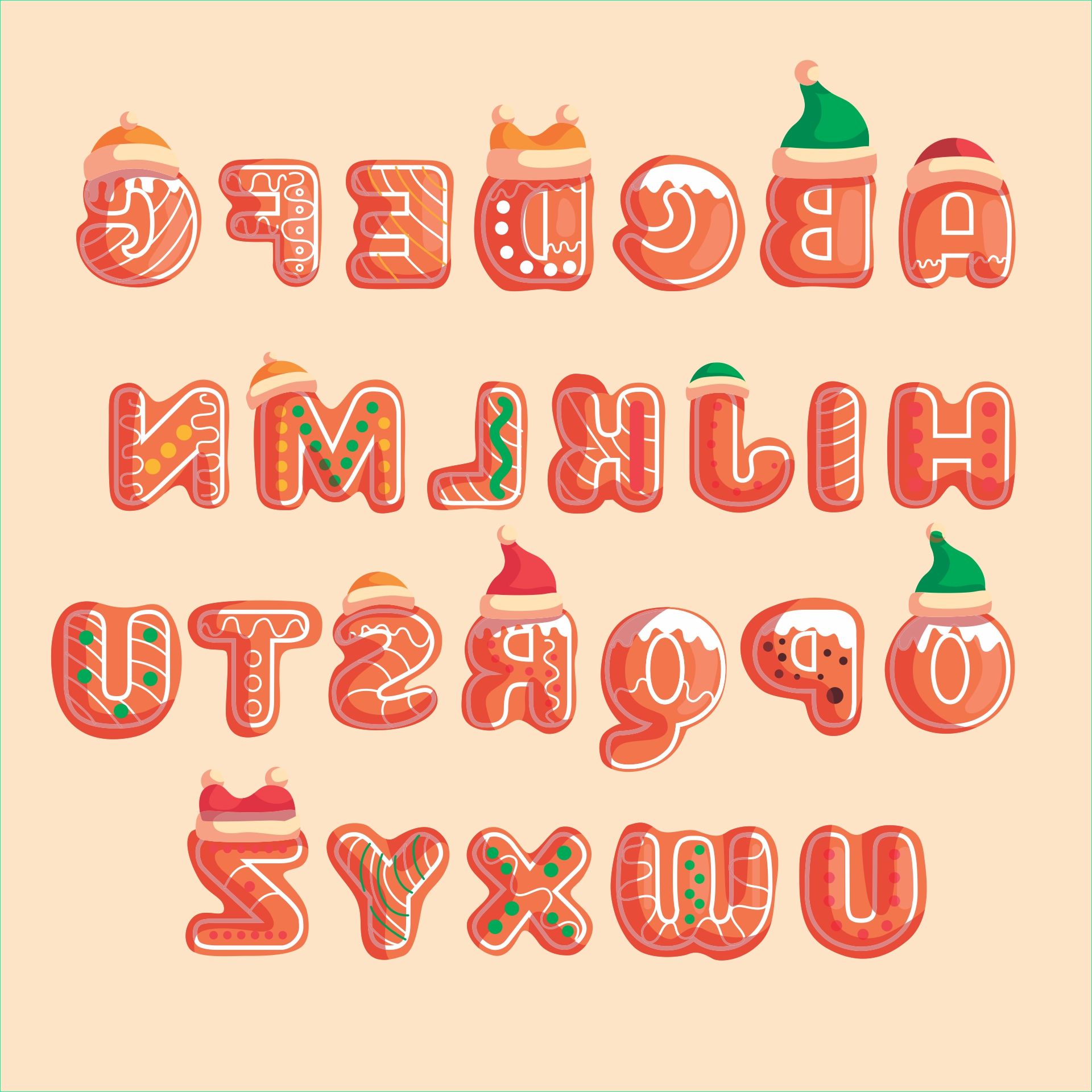 Alphabet Noel Impressionnant Image 7 Best Merry Christmas Printable for Letters Printablee