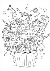Coloriage à Imprimer Cupcake Bestof Galerie Cupcake Doodle Doodles Coloriages Difficiles Pour Adultes