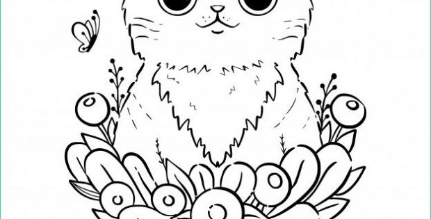 Coloriage Chat Inspirant Photographie Coloriage Avec Chat De Dessin