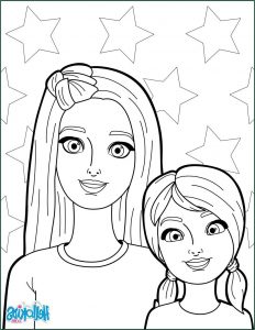 Coloriage Des Sisters Luxe Collection Barbie and Her Sister Coloring Pages Hellokids