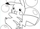 Coloriage Gratuit Pokemon Impressionnant Image Coloriage Pokemon Pikachu Fait Le Saut Avec Des Ballons