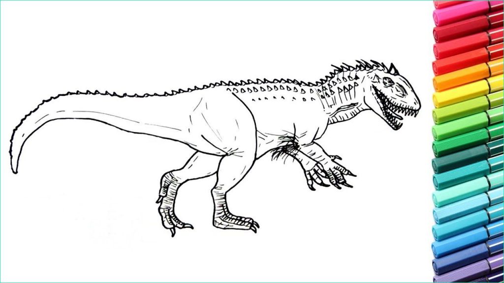 9 Beau De Coloriage Indoraptor Photographie  Coloriage  Coloriage