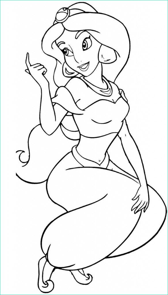 Coloriage Jasmine Unique Galerie Free Printable Jasmine Coloring Pages for Kids