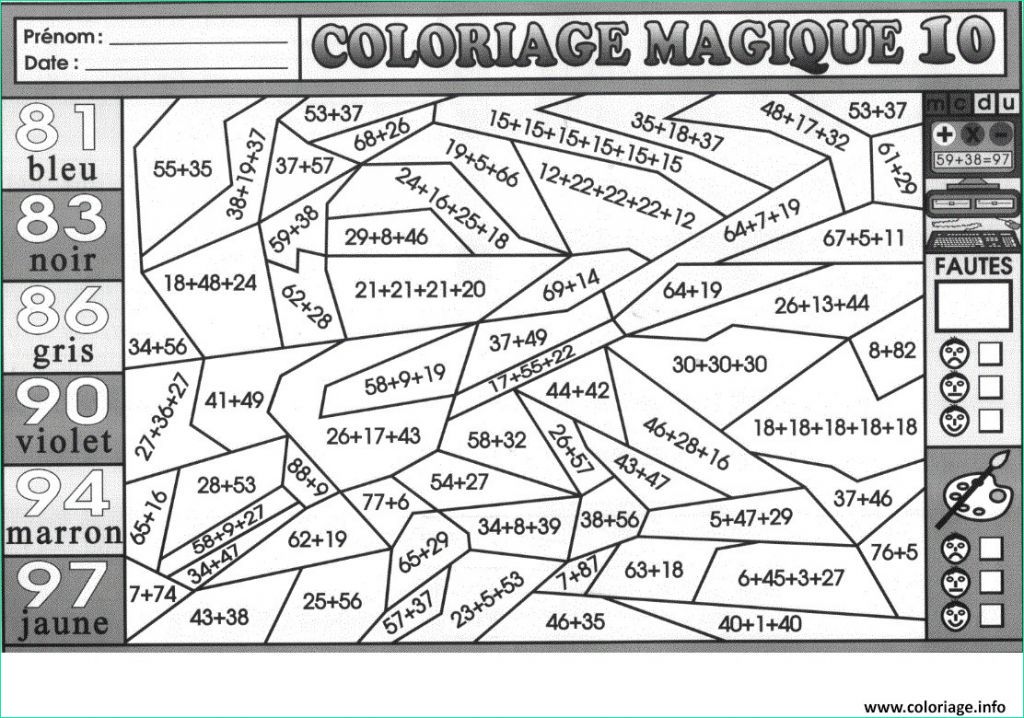 Coloriage Magique Maths Ce2 Élégant Galerie Dessin Ce2 Bestof S Coloriage Magique Ce2 Maths