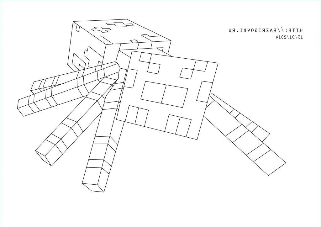 Minecraft Spider Coloring Pages - Coloriage Mincraft Impressionnant Stock Minecraft Coloring Pages Spider At Getcolorings De Coloriage Mincraft 1024x724