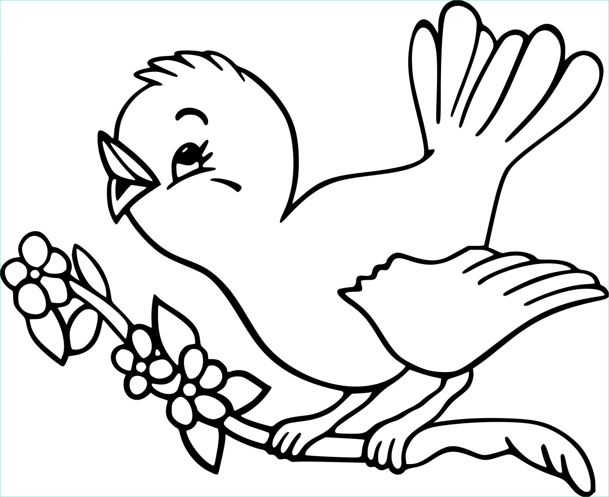 13 Inspirant De Coloriage Oiseaux Printemps Photos  Coloriage  Coloriage