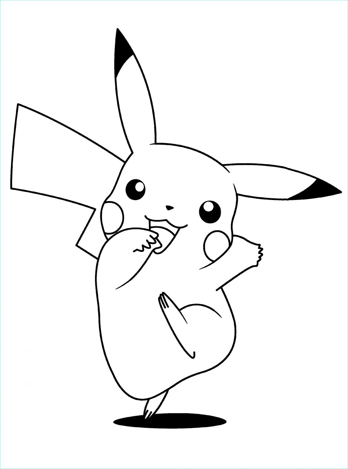 Coloriage Pokemon Pikachu Impressionnant Photographie Coloriage Pokemon Noir Et Blanc Coloriage