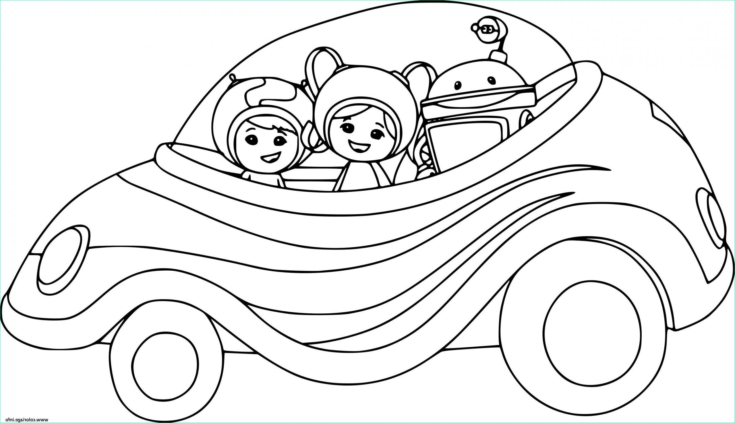 Coloriage Umizoomi Luxe Photographie Coloriage Umizoomi En Voiture Dessin