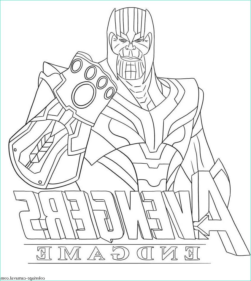 Coloriages fortnite Nouveau Galerie Coloriage Thanos Avengers Endgame Skin From fortnite