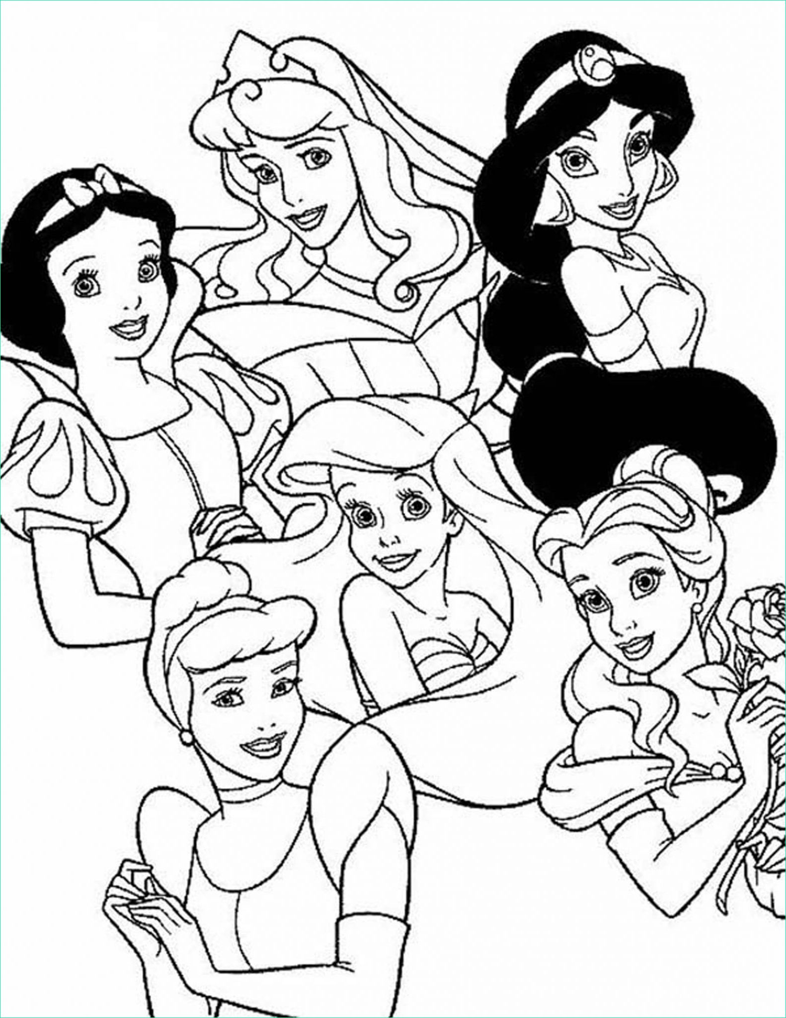 Coloriages Princesses Disney Luxe Image Disney Coloring Pages for Your Children