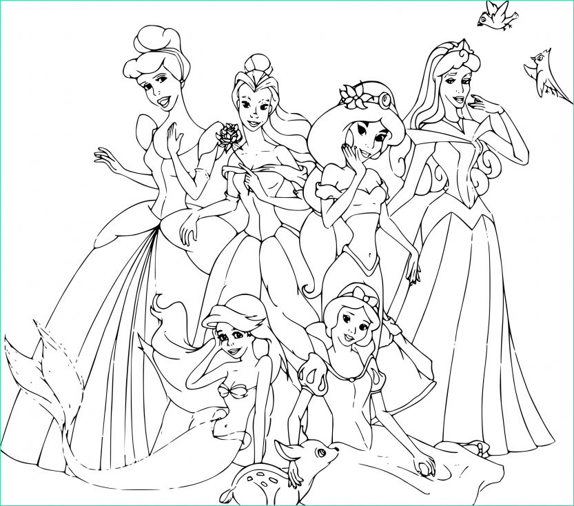 Coloriages Princesses Disney Nouveau Image Coloriage Disney Princesse à Imprimer Sur Coloriages Fo