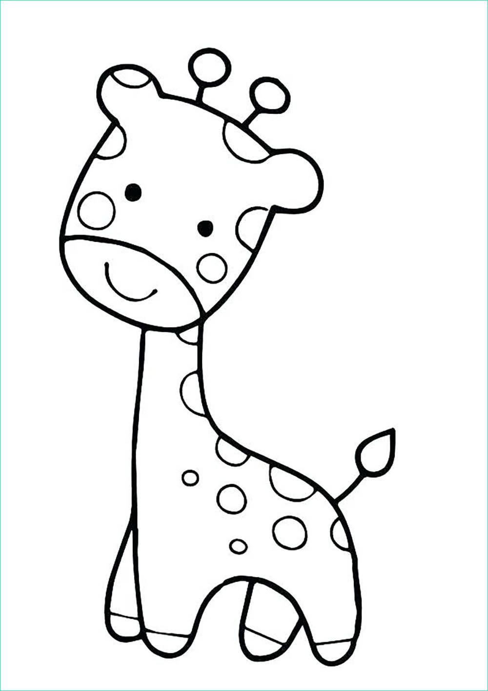 Dessin A Colorier Enfant Nouveau Galerie Petite Girafe Coloriage De Girafes Coloriages Pour Enfants