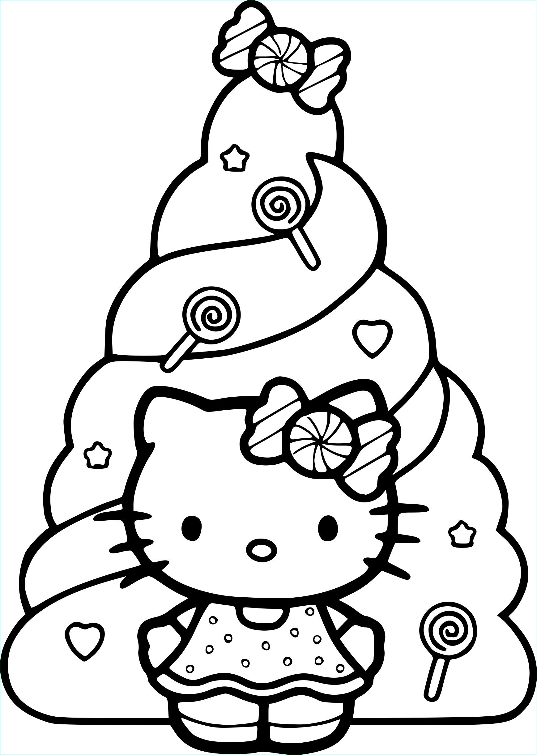 Dessin à Colorier Hello Kitty Beau Photos Coloriage Hello Kitty Noel Dessin à Imprimer Sur