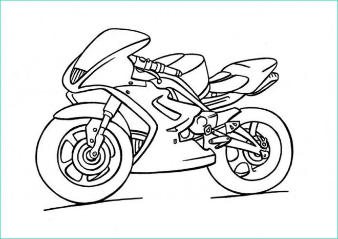Dessin à Colorier Moto Bestof Stock Coloriage Moto Yamaha Enfant Dessin Gratuit à Imprimer
