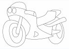 Dessin à Colorier Moto Luxe Photos Coloriage Véhicules Moto 03 10 Doigts