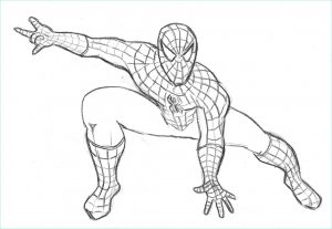 Dessin à Colorier Spiderman Impressionnant Collection Coloriages à Imprimer Spiderman Numéro